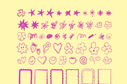Creator Girls Club, vector doodles, an Object Graphic by venimo (Thumbnail 11 of 11)
