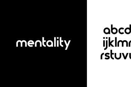 Mentality typeface in eps