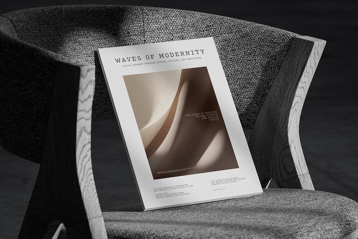A4 Magazine Cover Mockup, a Books & Magazine Mockup by Toasin Studio