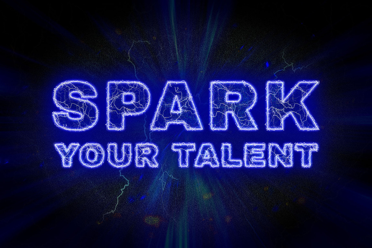 PSD Electric Editable Text Effect, a Layer Style Add-On by Photoshop Action (Photo 13 of 19)