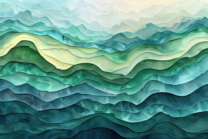 Contemporary abstract featuring laye, a Photo by LOGOCREATIVE