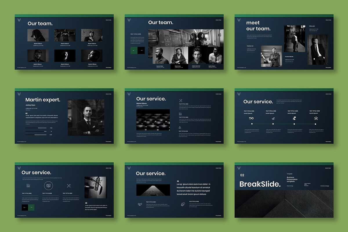 Martin – Business Keynote, a Presentation Template by Dens Creative Studio (Photo 3 of 6)