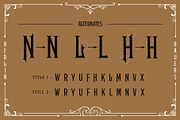 Glenfield - A Vintage Typeface, a Serif Font by Jordan Wilson (Thumbnail 3 of 12)
