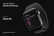 Apple Watch Series 5 Mockup, a Product Mockup by Mockup+ (Thumbnail 5 of 7)
