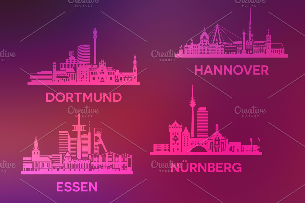 Germany Cities, an Illustration by Yulia (Photo 2 of 4)
