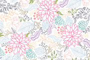 Vector Flower Illustration and Frame, a Decorative Illustration by AnzhelikaGerman (Thumbnail 3 of 4)