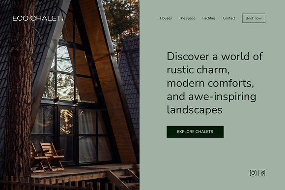 Eco Chalet Resort Hotel Website