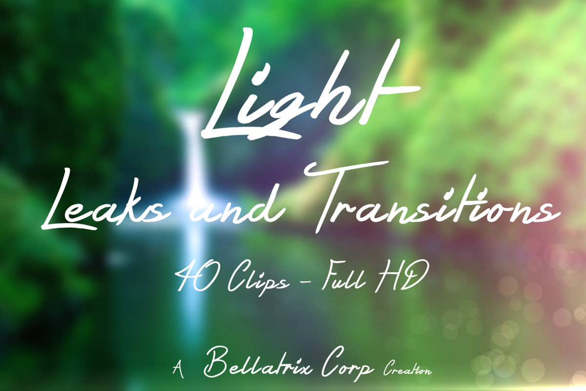 $2 - 40 Light Leaks Pack Vol 01, an Object Graphic by BellatrixCorp (Photo 2 of 2)