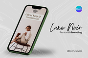 LUXE NOIR - Personal Branding Canva, a Social Media Template by Celine Studio (Thumbnail 5 of 7)