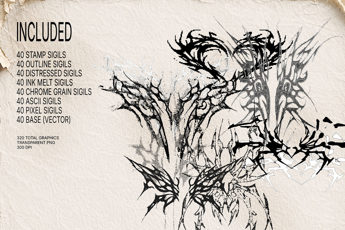 Cyber Sigilism Graphic Pack, an Object Graphic by Inartflow (Photo 2 of 16)