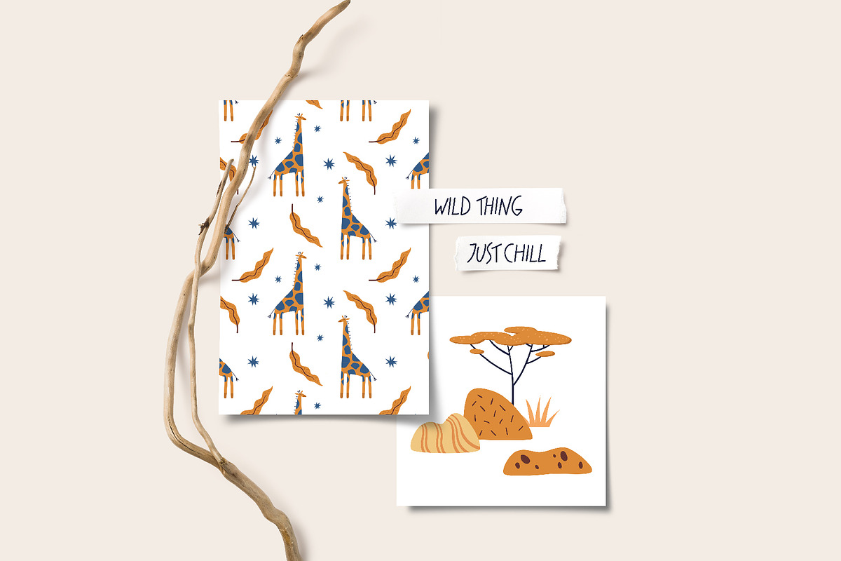 Africa | Vector collection, an Animal Illustration by katieromanoff_art (Photo 2 of 14)