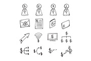 707 Hand Draw doodle icons set, an Outline Icon by TKDoodle (Thumbnail 11 of 17)