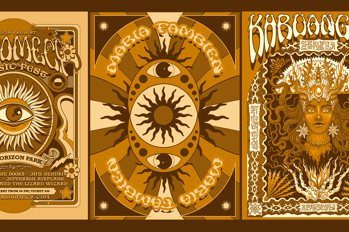 Grimelith - Psychedelic Whimsy Font, a Font by riff.type (Photo 7 of 9)