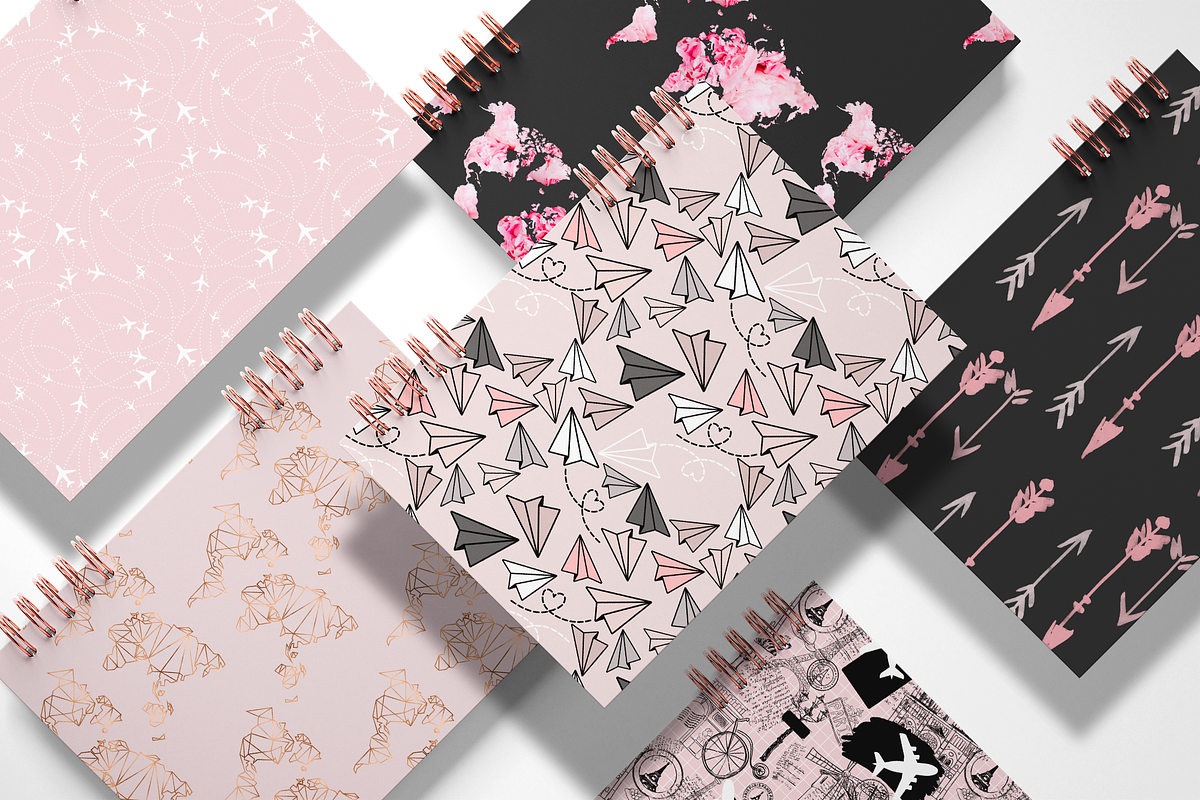 WANDERLUST DIGITAL PAPER PACK, a Pattern Graphic by The GG Shop (Photo 8 of 8)
