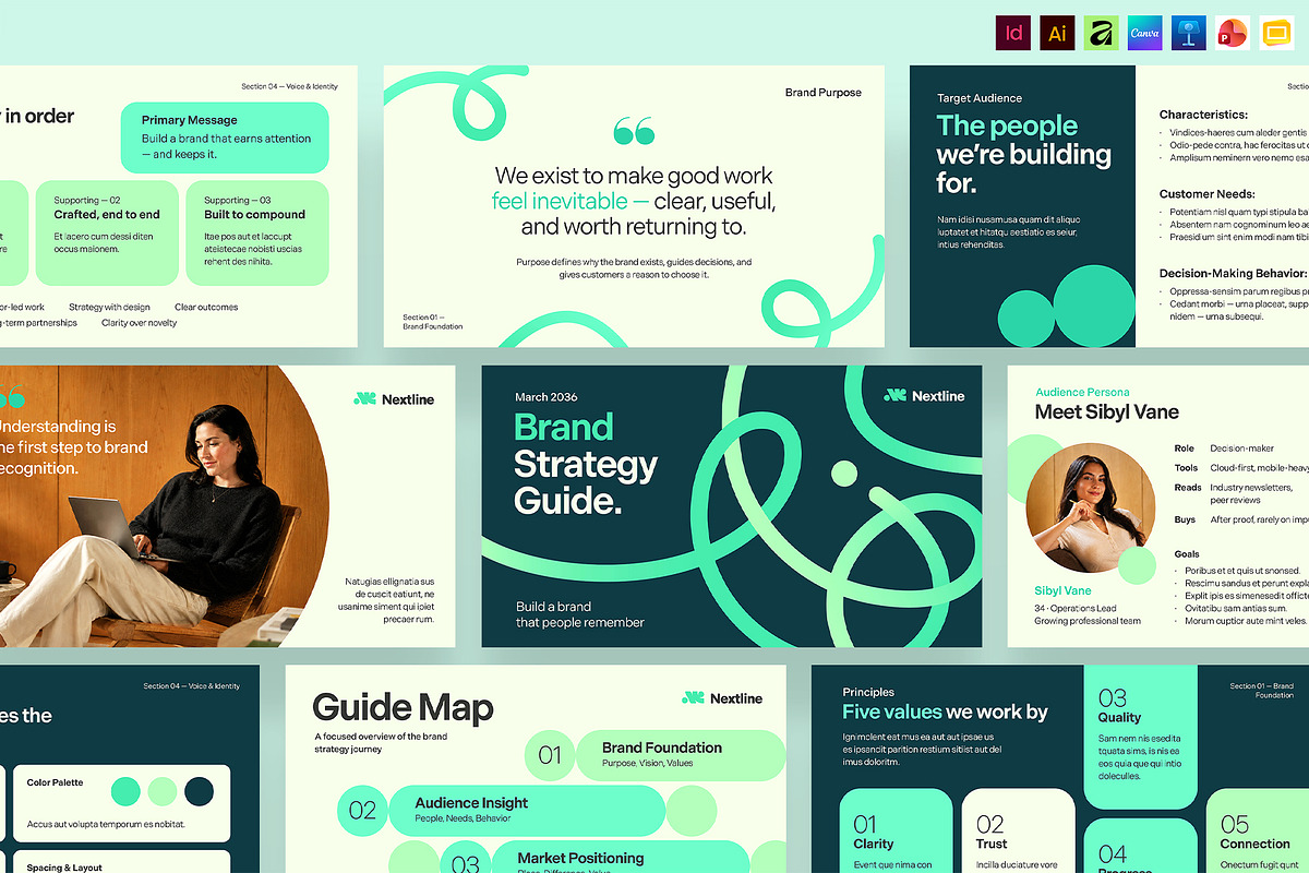 Brand Strategy Guide Presentation, a Presentation Template by BrandPacks (Photo 1 of 7)