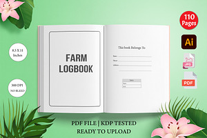 Editable Firm Log Book For KDP