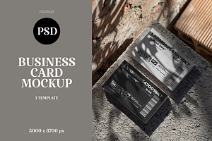 Business Card Mockup, a Mockup by PopotLane