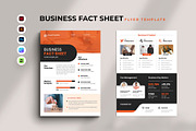 Business Factsheet Flyer Template, a Flyer Template by Spark_Creative (Thumbnail 1 of 5)