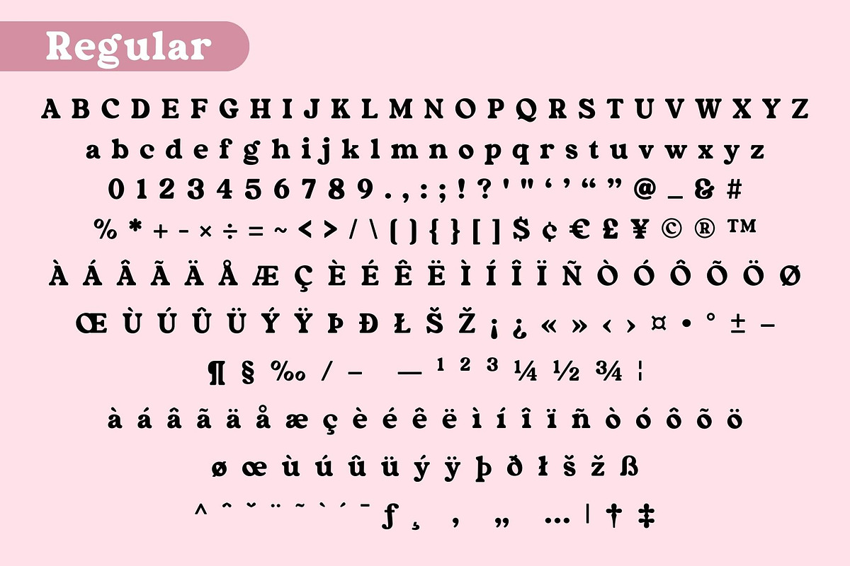 Fox Galloria : 4 Font Styles, a Serif Font by Fox7 By Rattana (Photo 10 of 14)
