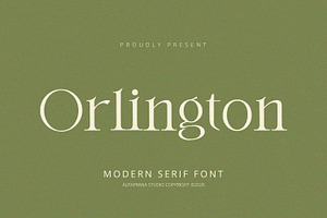 Orlington - Serif Font