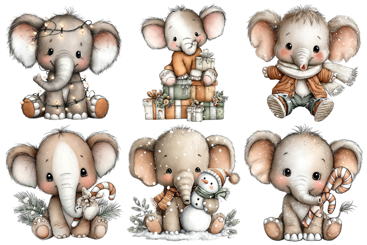 Whimsical Woodland Animals Clipart, an Illustration by Pixels.Craft (Photo 6 of 6)