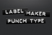 Label Maker Punch Type, a Brush Add-On by jeffportaro (Thumbnail 1 of 3)