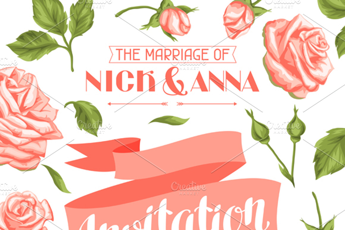 Wedding invitation cards., an Invitation Template by incomible (Photo 1 of 3)