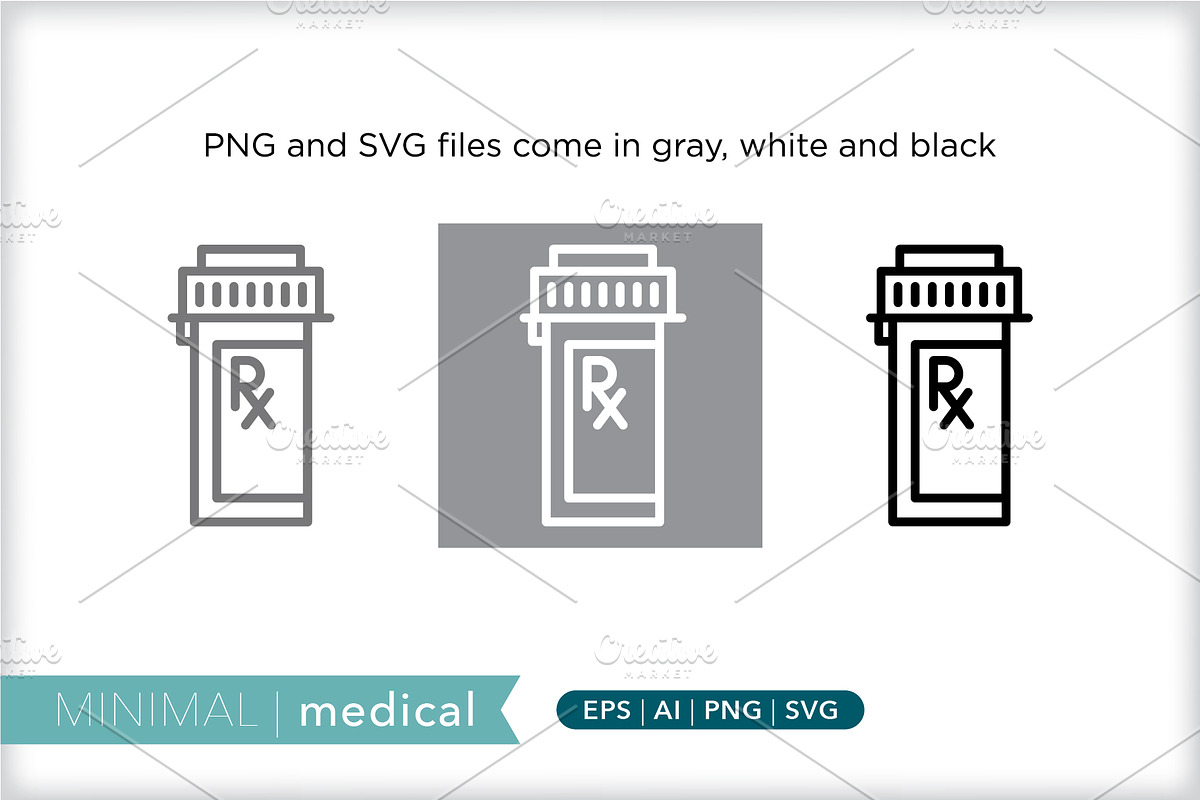 Minimal medical icons, an Outline Icon by Picture Window (Photo 2 of 5)