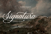 Signatura – Elegant Script Font, a Script Font by Arendxstudio (Thumbnail 1 of 8)