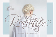Reshuffle Script Font Set, a Script Font by Dirtyline Studio (Thumbnail 1 of 15)