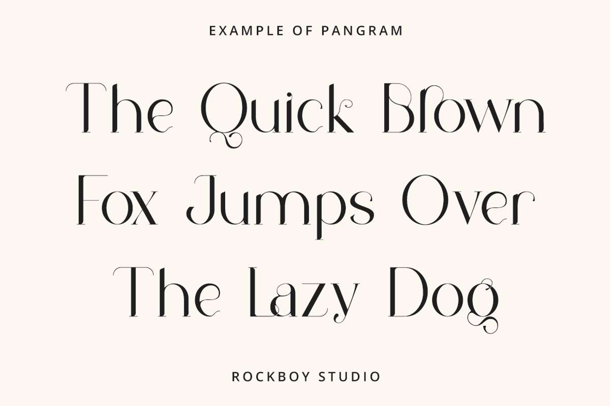 Regranek - Display Serif Font, a Serif Font by RockboyStd (Photo 7 of 12)