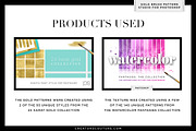 Gold Brush Pattern Studio Photoshop, a Layer Style Add-On by Creators Couture (Thumbnail 5 of 5)