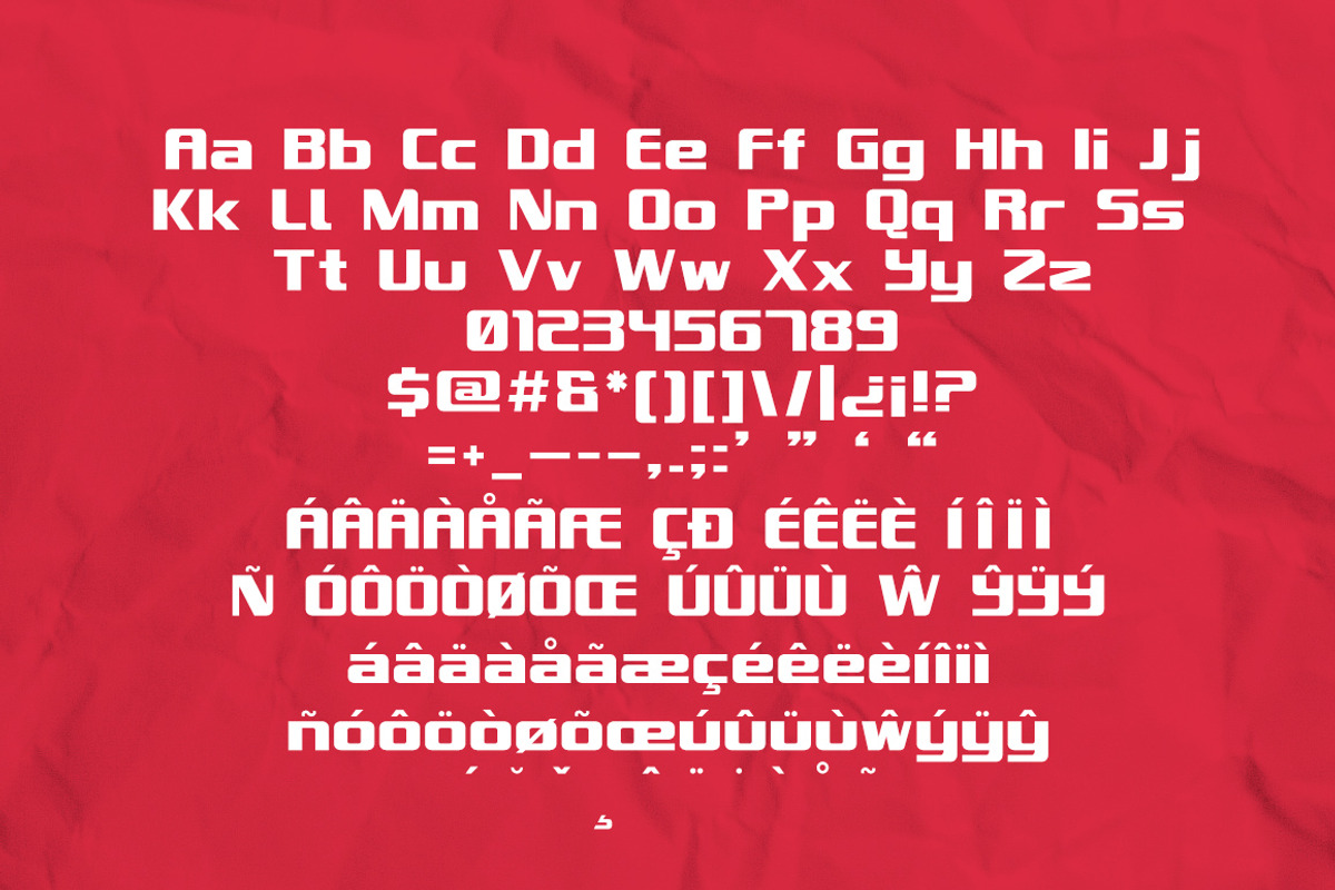 Enforcer Typeface, a Sans Serif Font by ANDR35 (Photo 3 of 6)