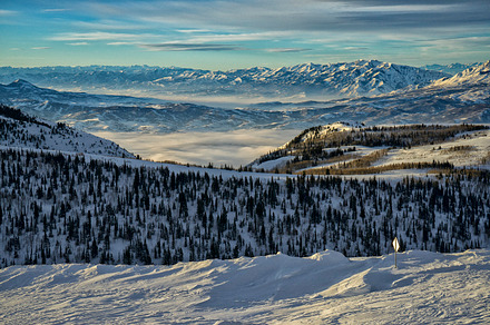 Snowy Mountain Tops