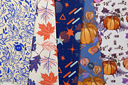 Seamless vector Floral Pattern set, a Pattern Graphic by FleurArt (Thumbnail 8 of 16)