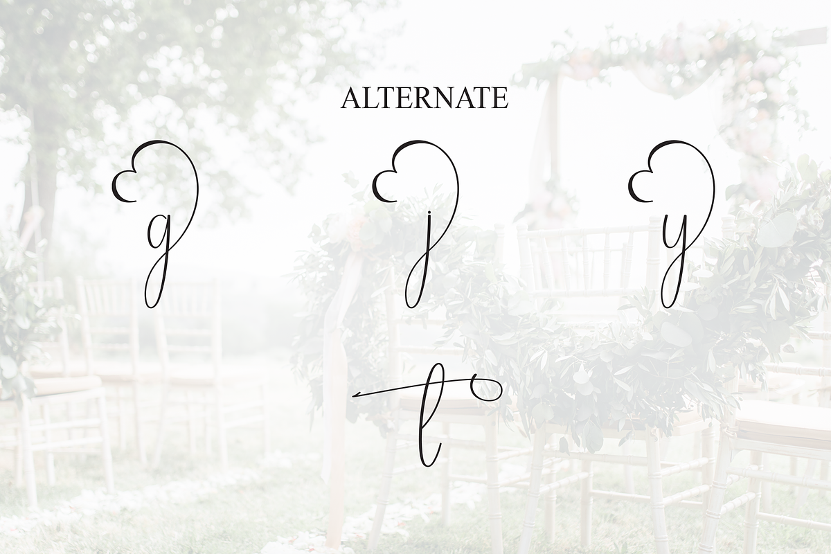 Rustic Wedding | Script Font, a Handwritten Font by Scratchones (Photo 8 of 9)