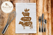 Vintage Farm Animal Vector Graphics, an Object Graphic by Eclectic Anthology (Thumbnail 8 of 9)