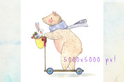 Best friends forever, an Animal Illustration by Vavavka (Thumbnail 4 of 10)