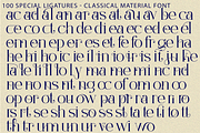 Classical Material CalligraphicSerif, a Serif Font by 177Studio (Thumbnail 8 of 8)