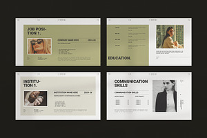 Resume/CV Presentation Template