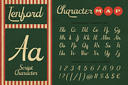 Tenford - Vintage Duo Font, a Script Font by Artisan Themes (Thumbnail 2 of 11)