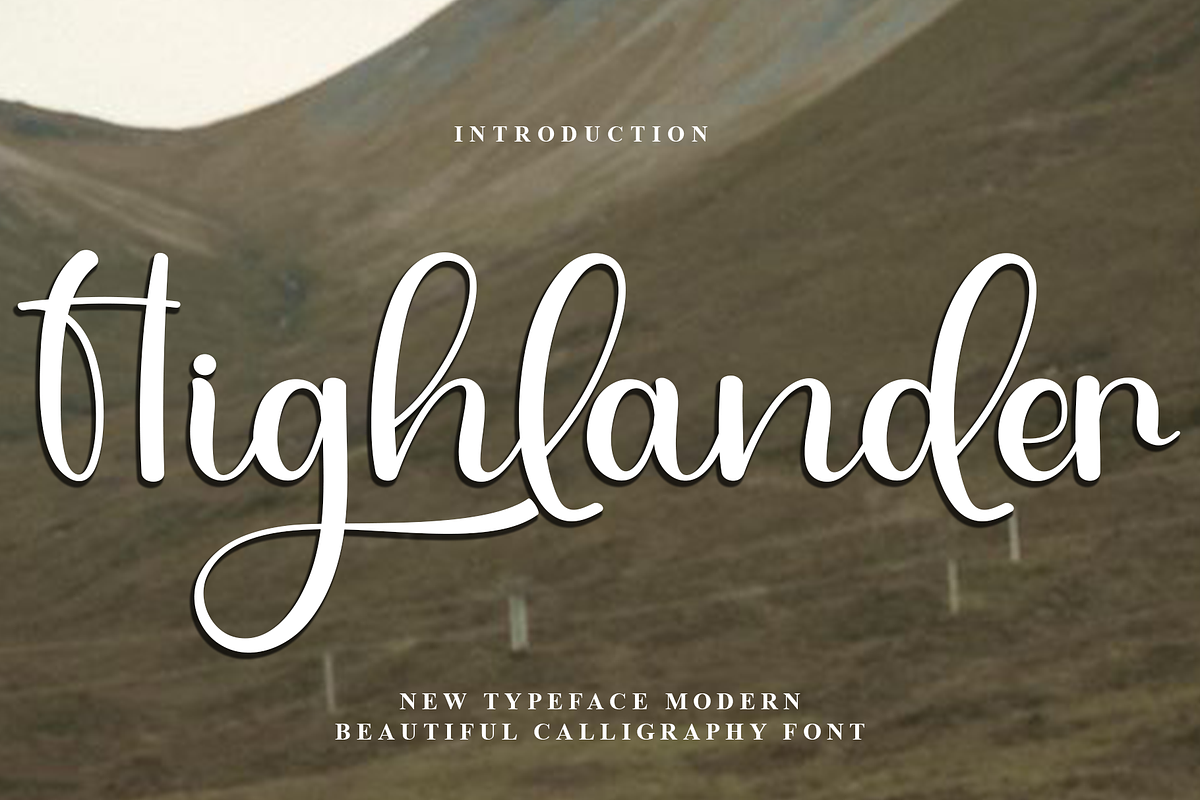 Highlander, a Handwritten Font by FreshTypeINK (Photo 1 of 8)