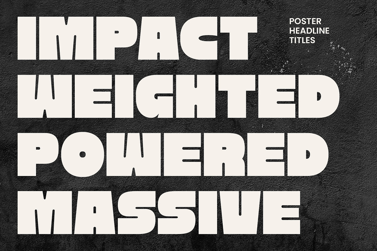 Megra | Modern Heavy Sans Serif Font, a Sans Serif Font by Typoraith Co (Photo 3 of 11)