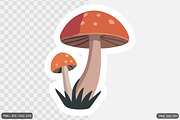 Cute Flower Sticker Design Bundle, an Illustration by Actual Pixel (Thumbnail 5 of 26)