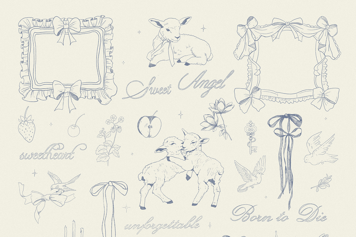 Born to die. Line art, an Object Graphic by Purple (Photo 7 of 11)