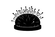 Sewing Pin Cushion Silhouette, an Illustration by hafijul (Thumbnail 7 of 14)