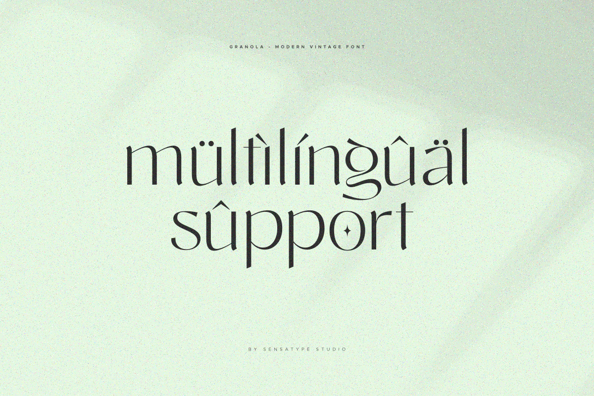 granola - unique modern vintage font, a Sans Serif Font by Sensatype (Photo 14 of 17)