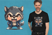 Big bundle of Halloween characters., an Animal Illustration by KENO Mascots (Thumbnail 4 of 12)