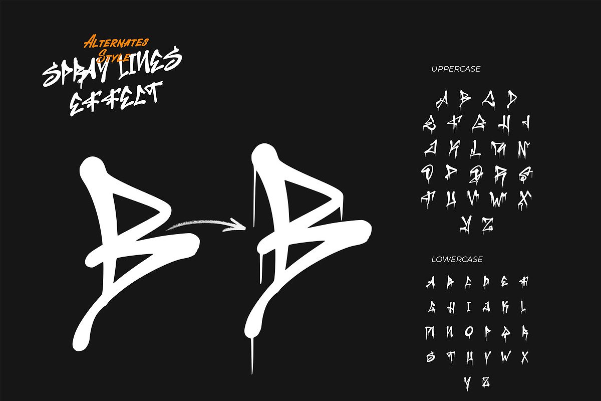 Marker Queen - Graffiti Display Font, a Font by Ideal Eksis (Photo 5 of 10)