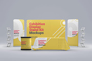 Exhibition Display Stand Kit Mockups, a Mockup by Vectogravic Design (Thumbnail 1 of 3)